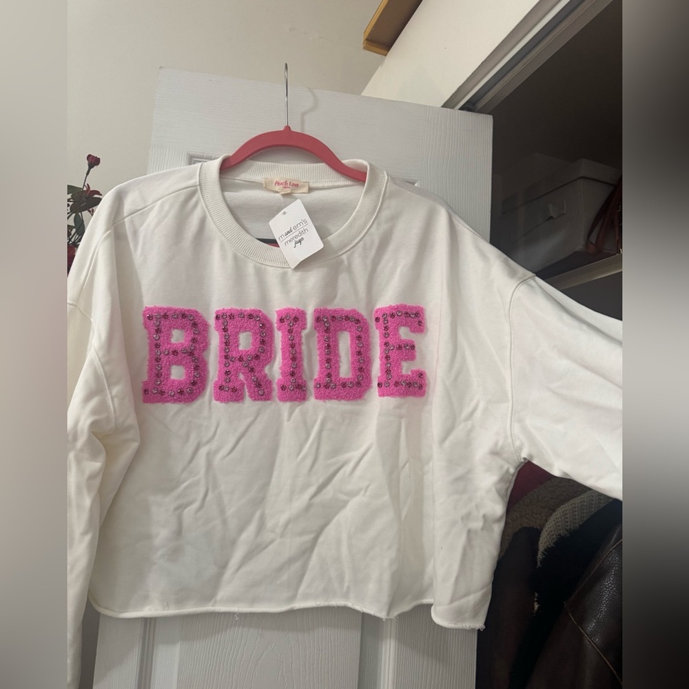 Peach Love California Cream Sweatshirt